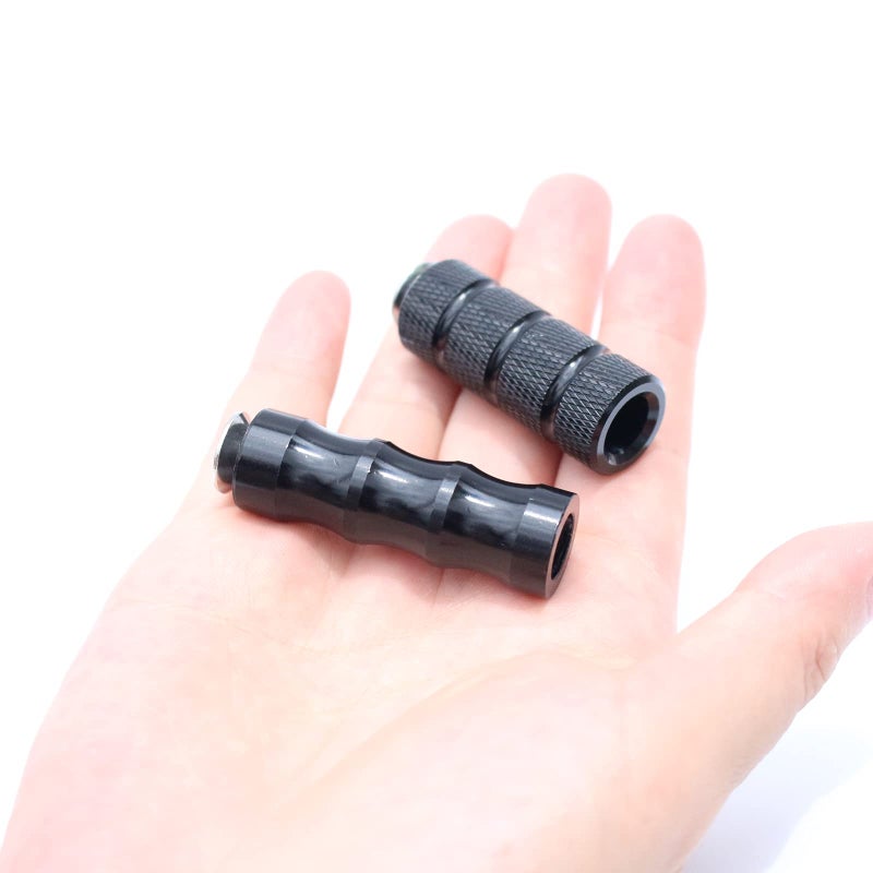 ONETEN CNC Motorcycle Knurled Shifter Peg Anti-Skid Gear Shift Brake Lever Foot Pegs Pedal 6mm Hole Front Footrests Footpeg Rearsets For Honda Suzuki Yamaha Kawasaki Ducati Aprilia - Image 3